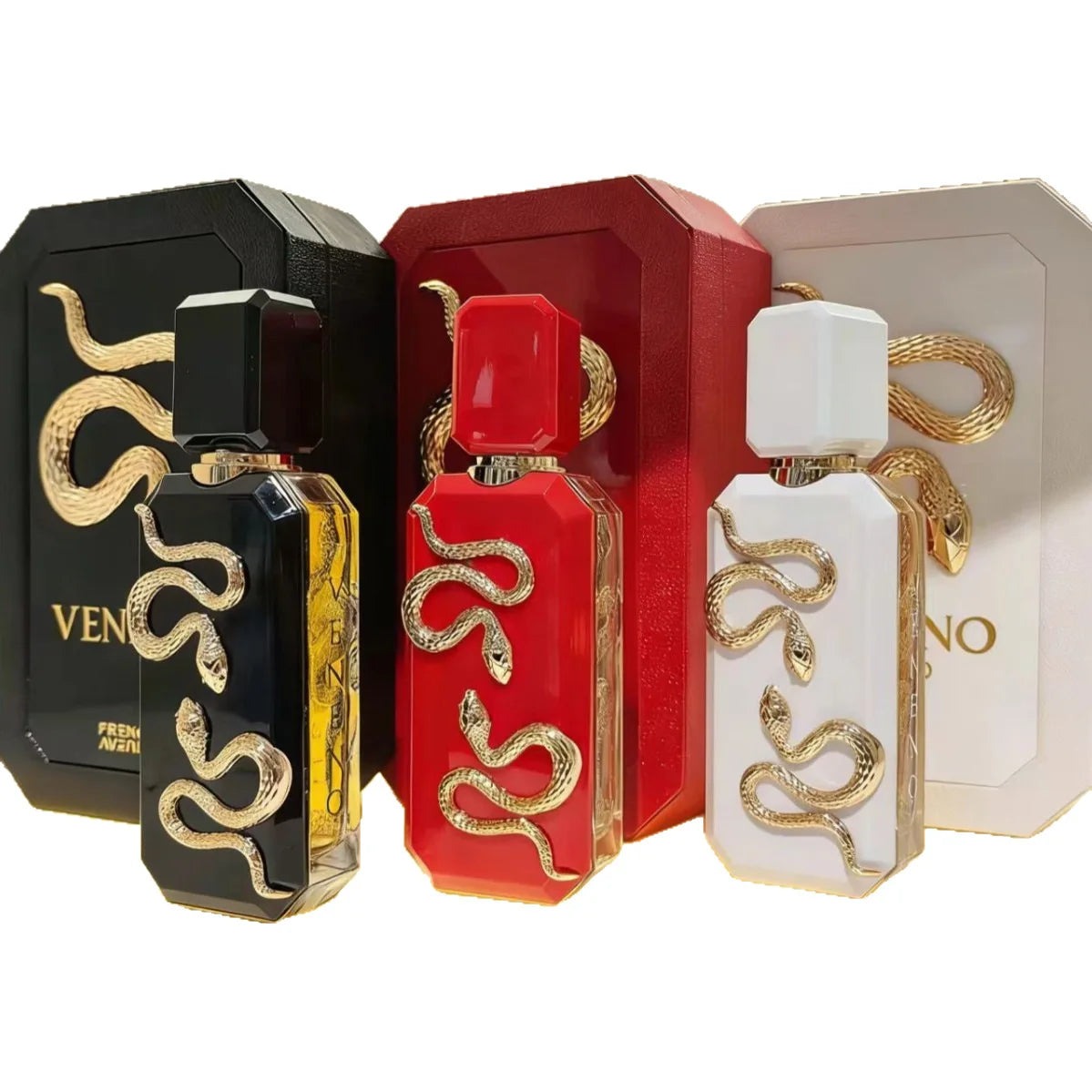 Profumo Unisex Black Snake Design Eau De Parfum, Fragranza Legnosa e Speziata, Lunga Durata, Elegante Flacone in Vetro per Uso Quotidiano