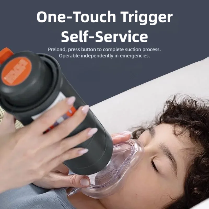 TINSOL Portable Heimlich Anti-Choking Device, Outdoor First Aid Kit, Negative Pressure Mask, First Aid Anti-Choking Device