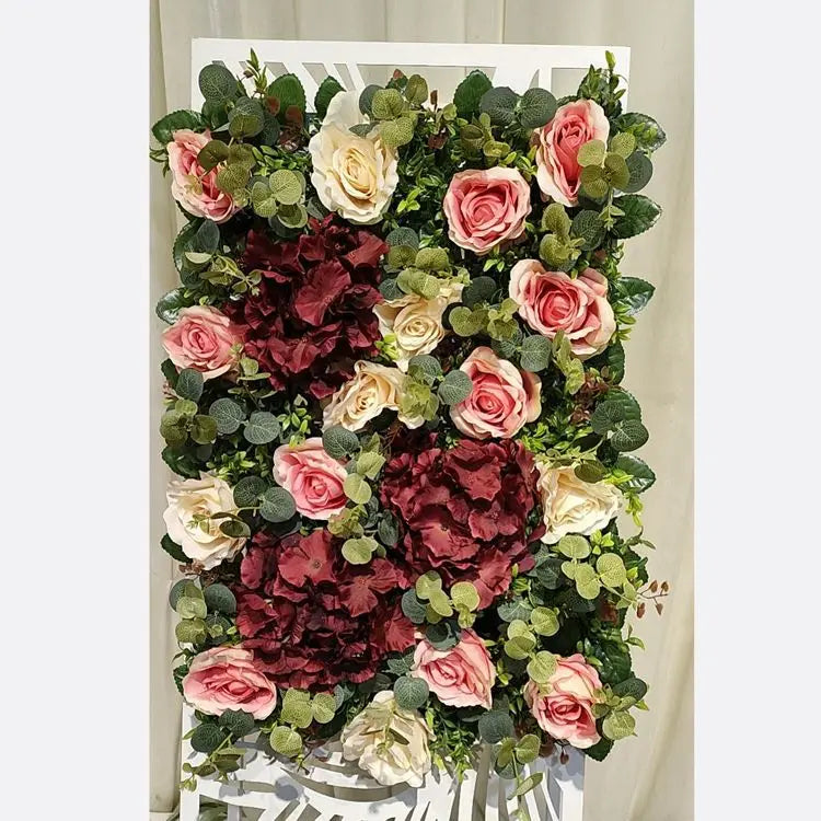 2025 Artificial Flower Walls 40x60cm Flower Wall Panel Room Decoration Wedding Decoration Birthday Party Backdrop Home Decor