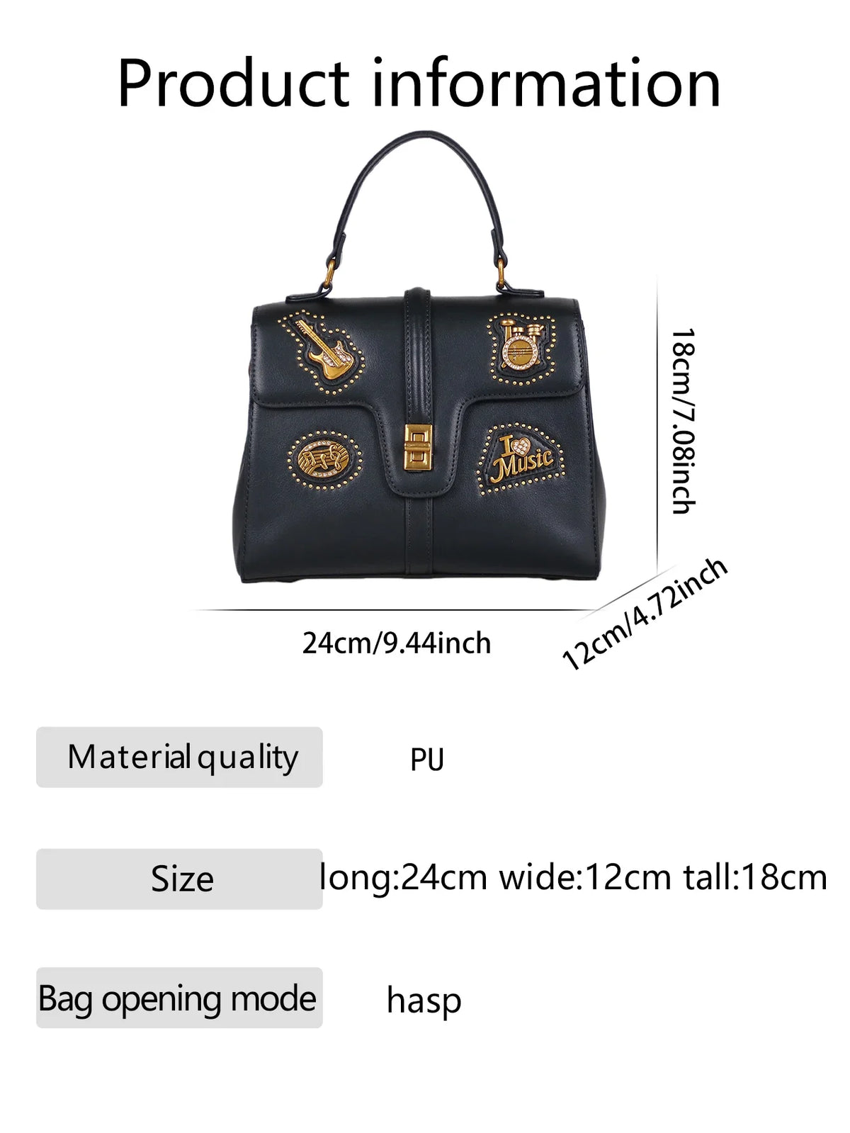 Borsa a Spalla Singola da Donna 2026, Nuova Moda, Borsa a Mano Popolare e di Lusso con Decorazione a Stemma in Metallo Retrò e Pelle di Alta Qualità