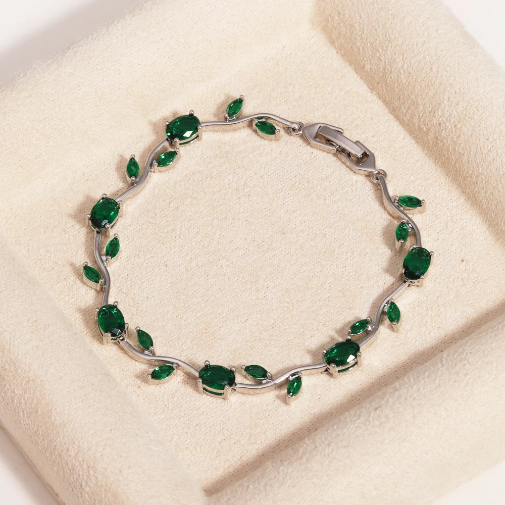 Braccialetti di gioielli da sposa per damigella d'onore da sposa in cristallo CZ con zirconi cubici di marca da donna, regalo per la mamma nel giorno del matrimonio