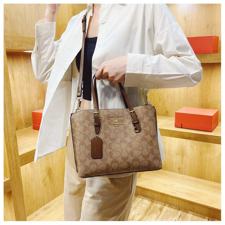 Borsa Stampata Francese 2026 Nuova Borsa a Tracolla Versatile Stile Retrò Lusso Moda Casual Europea e Americana
