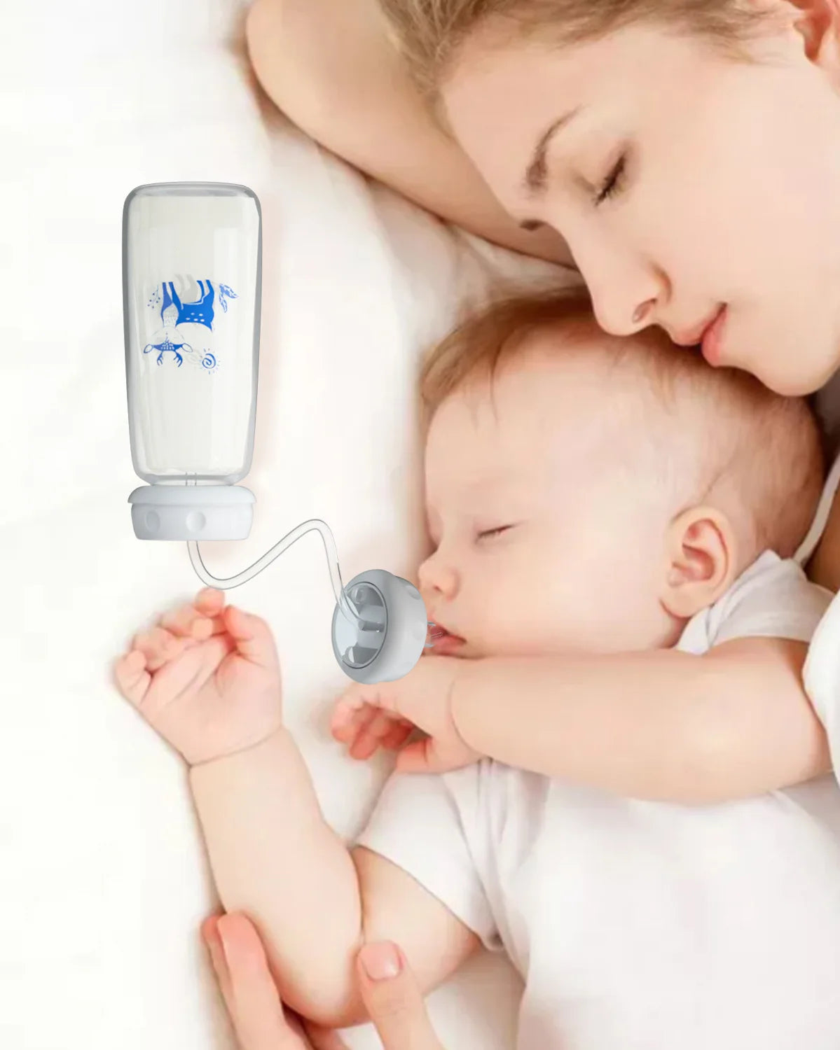 240ML 3M+ Hands-Free PP Baby Bottles,Milk Storage Bottle,Pacifier,Multi-Function Anti-Drop Gravity Ball Feeding Bottle, Bpa Free