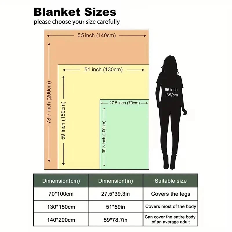 Black White Jungle Zoo Animal Line Art Flannel Throw Blanket, Soft Light Blanket for Kids Toddler Nursery Playroom Gift