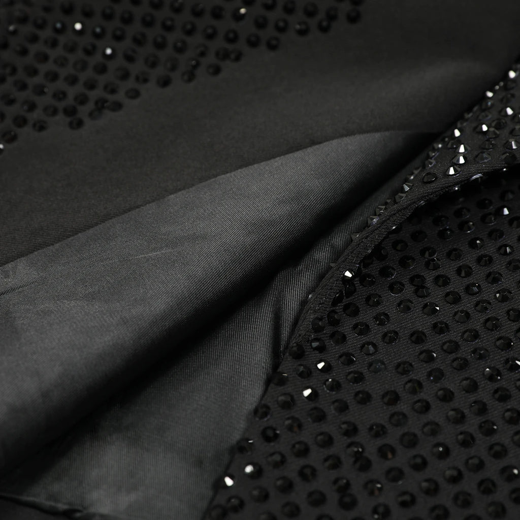 Giacca da donna dimagrante versatile di alta qualità primavera e autunno moda nuova industria pesante con stampa a caldo diamante
