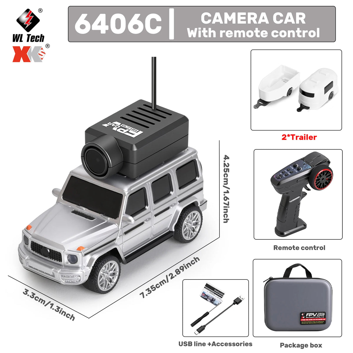 Auto RC WLtoys Mini 4WD Fuoristrada