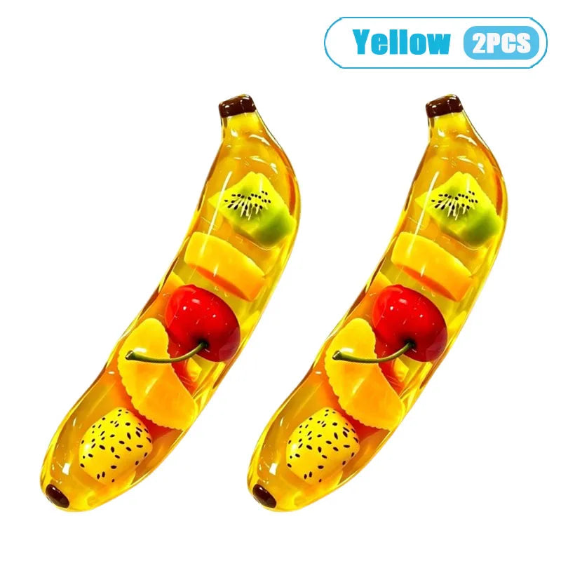 Bouncy Rebound Banana Form Squeeze Fidget Toy Maltose‑Filled Sensory Play Device Stress Calming Gadget for Grown‑ups