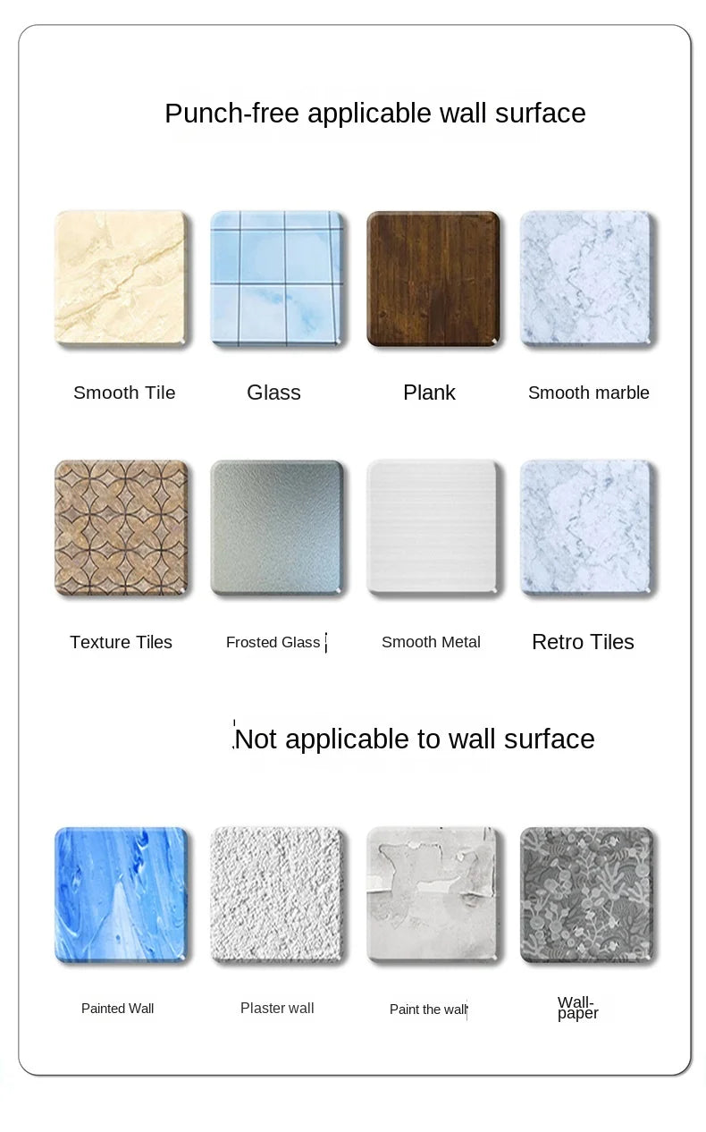 Space aluminum tissue box toilet paper rack perforation-free wall removable multi-functional integrated tissue rack
