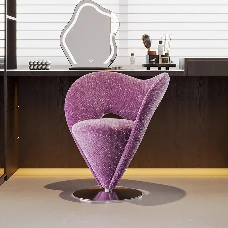 Single sofa chair, starry sky makeup stool dresser chair