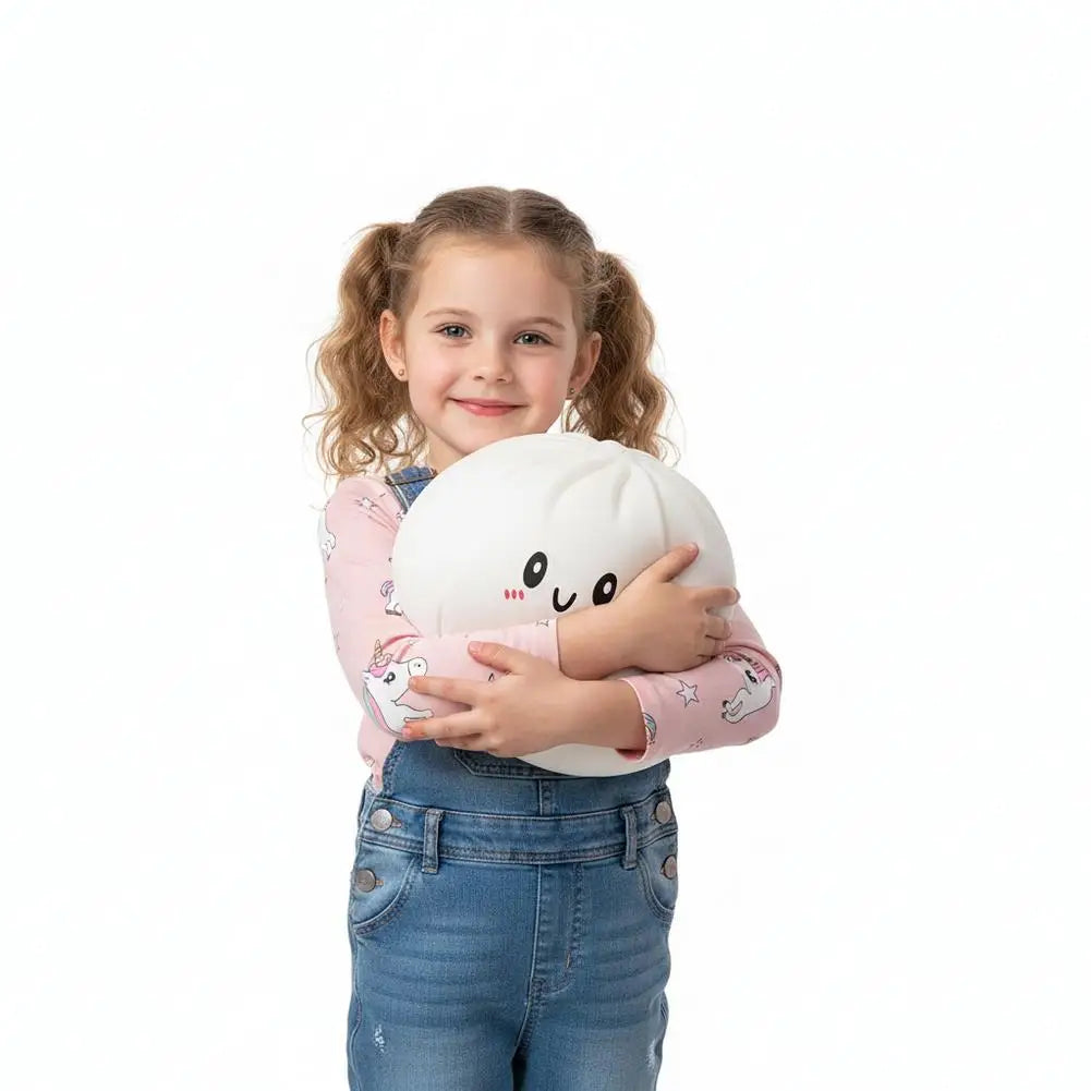 Cuscino Peluche Gigante a Forma di Raviolo