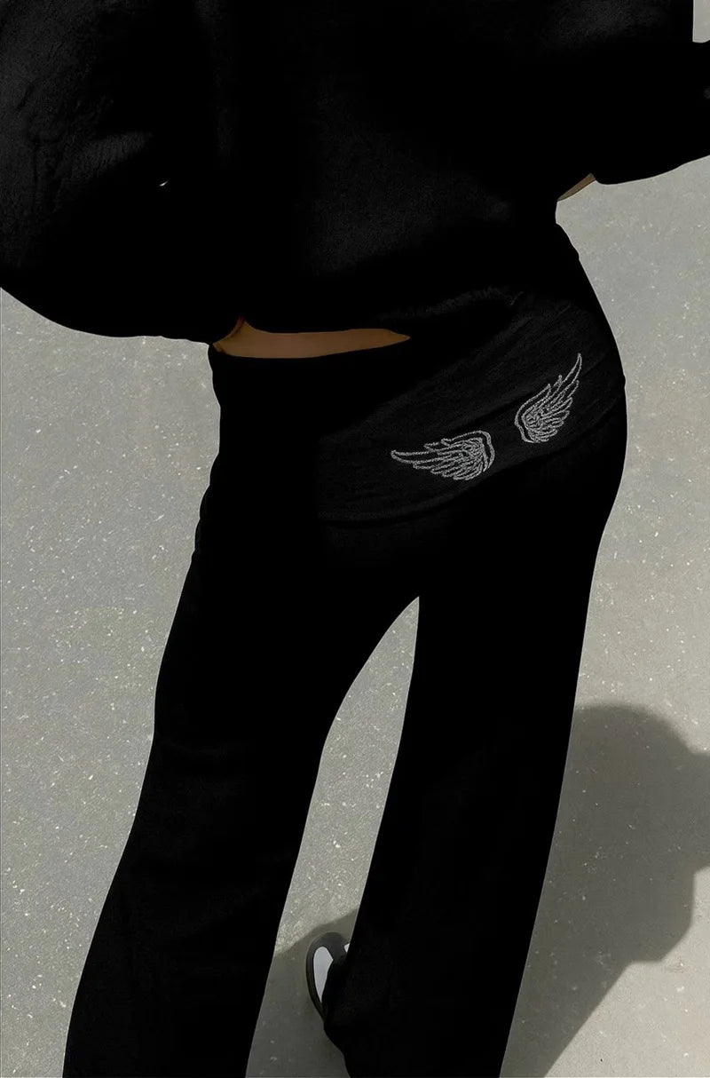 Felpe con Cappuccio Oversize da Donna con Perline e Paillettes, Fodera in Pile, Stile Y2K, Abbigliamento Casual 2026