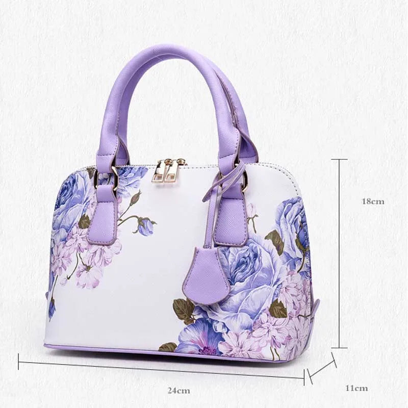 Hisuely Borse stampate firmate di vendita calda per borse da donna Shopper Shell eleganti borse a tracolla floreali