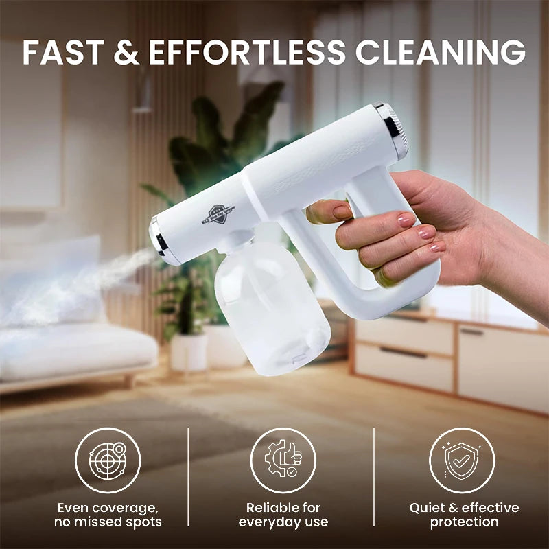 The Original Disinfectant Fogger Machine - Professional Sanitizer Sprayer - ULV Atomizer & Nano Steam Gun