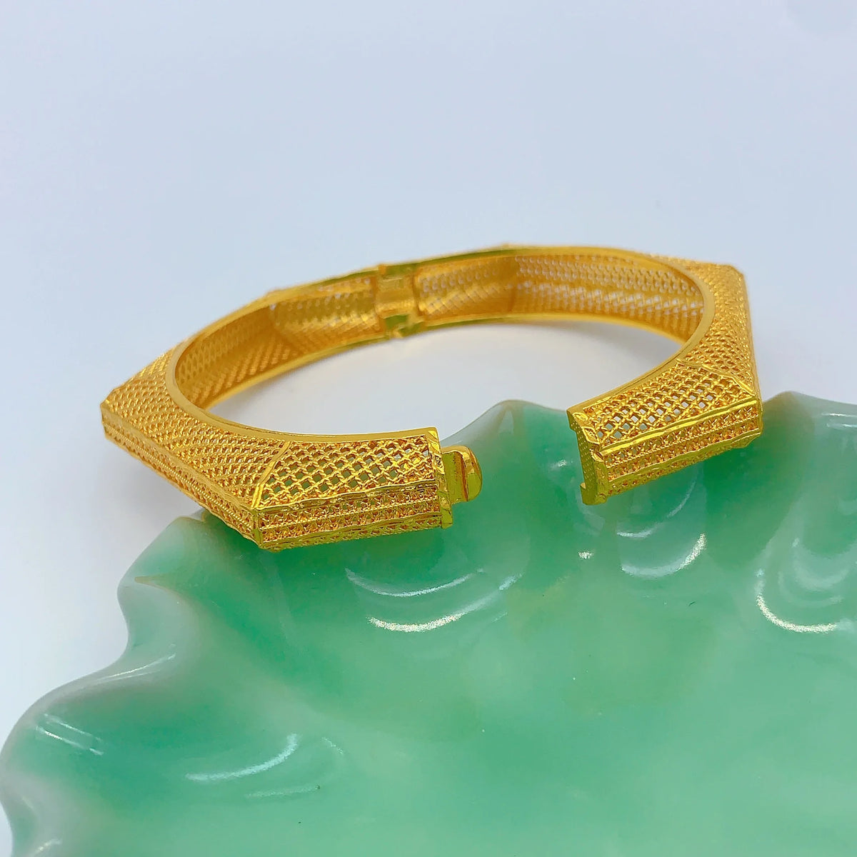 Bracciali da Sposa in Stile Arabo Color Oro 24k per Donne, Bracciale Geometrico di Dubai, Gioielli Africani Eritrei per Matrimoni, Regalo per Feste, Vendita all'Ingrosso