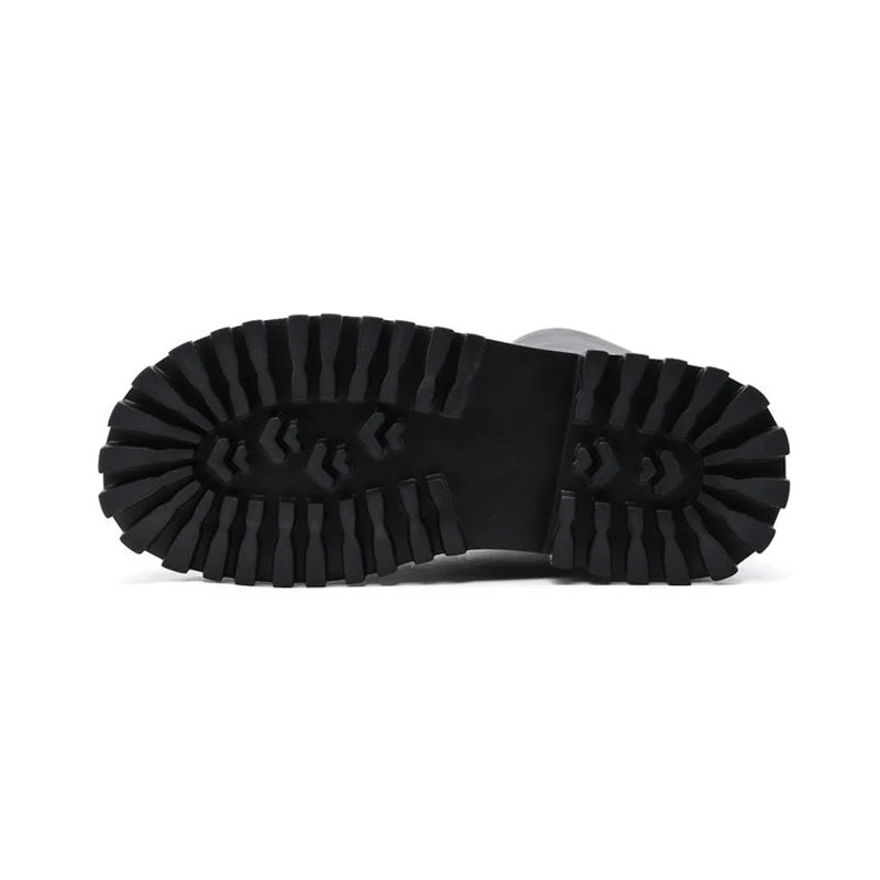 Stivaletti corti con diamanti con paillettes Donna Autunno Inverno Moda di lusso Stivali alti con tacco spesso Stivali stringati Scarpe casual da festa all'aperto