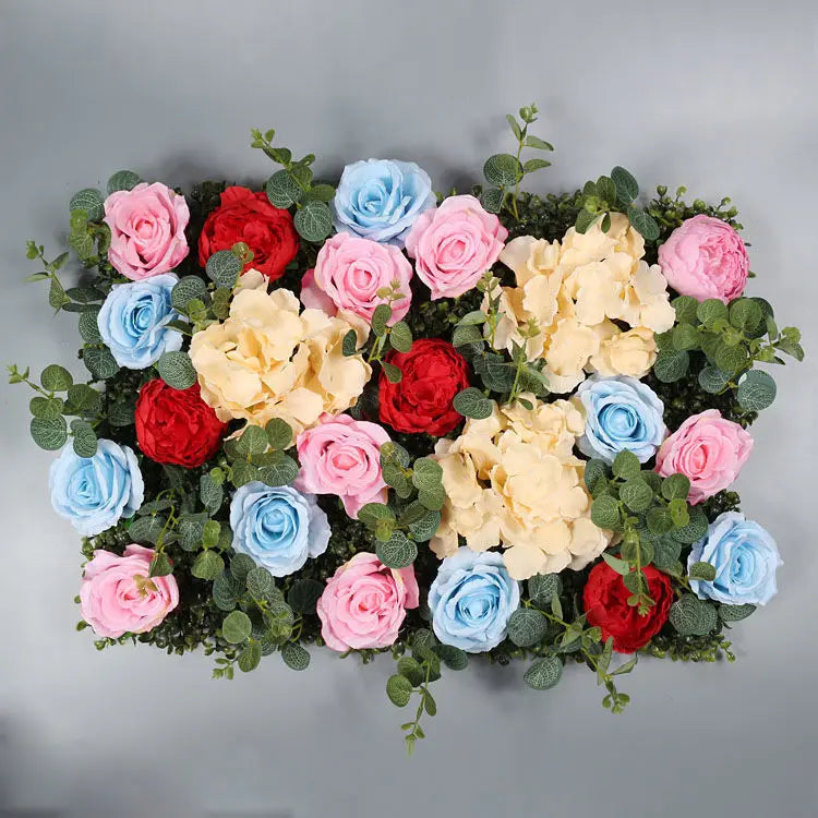 2025 Artificial Flower Walls 40x60cm Flower Wall Panel Room Decoration Wedding Decoration Birthday Party Backdrop Home Decor