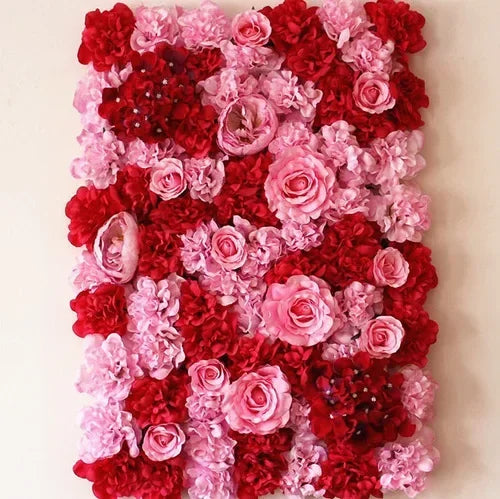 40X60CM Creative Artificial flower rose Flower wall wedding Artificial plants Background wall Christmas silk Modern decoration