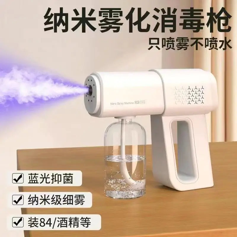 2026 new K5 explosion handheld wireless charging nano air pump blue light spray sterilization super long battery life spray