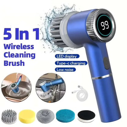 Spazzola Elettrica Wireless Impermeabile Multiuso