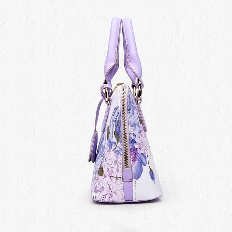 Hisuely Borse stampate firmate di vendita calda per borse da donna Shopper Shell eleganti borse a tracolla floreali
