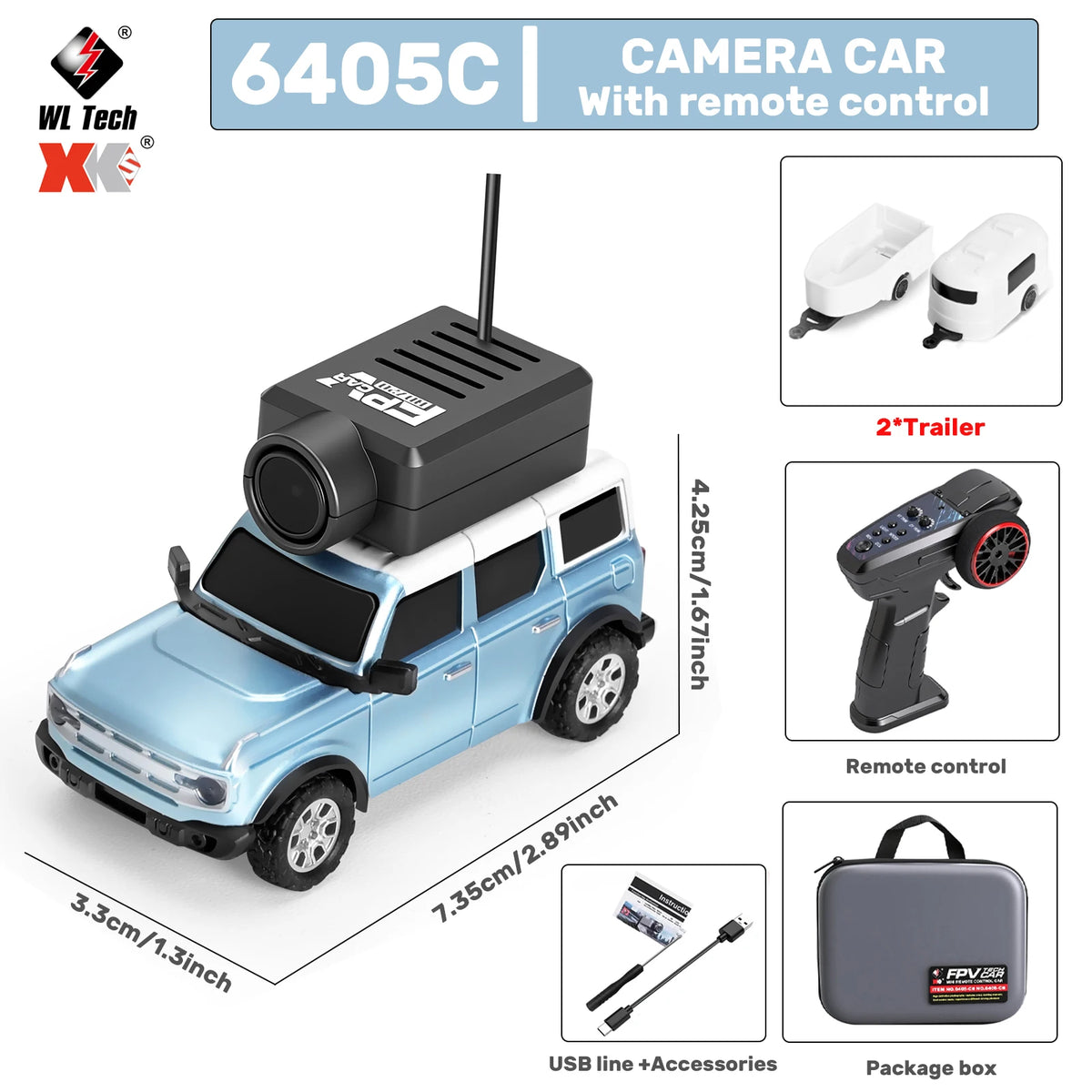 Auto RC WLtoys Mini 4WD Fuoristrada