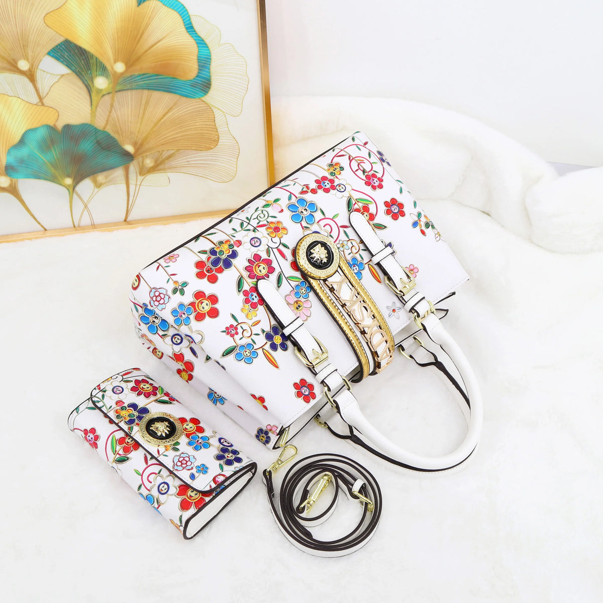 Super Prodotto La più recente borsa tote da donna Borsa da donna multisparizione di grande capacità Tote Set di borse da donna stampate squisite