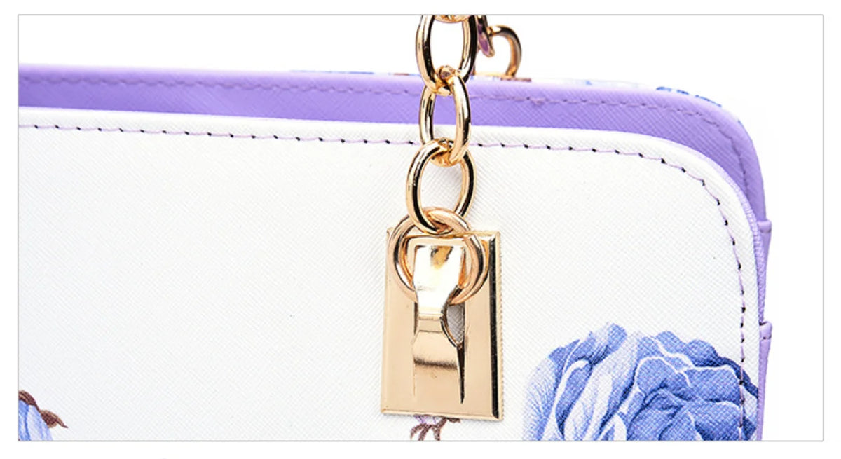 Nuove Borse da Donna con Stampa Floreale, Eleganti Borse a Tracolla alla Moda, Borse Casual Quotidiane in Pelle PU per Signore