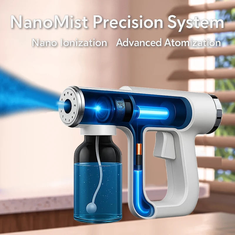 The Original Disinfectant Fogger Machine - Professional Sanitizer Sprayer - ULV Atomizer & Nano Steam Gun