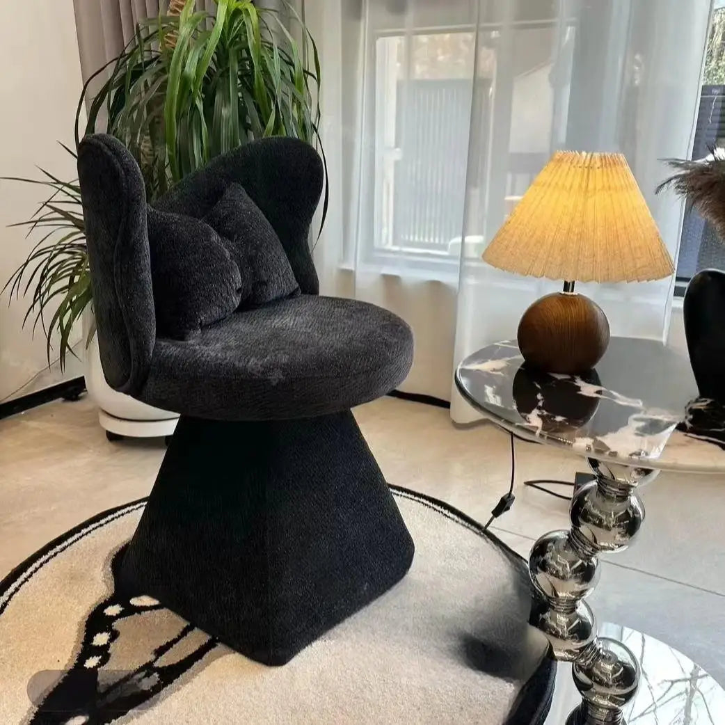 Light luxury dressing stool Simple makeup stool Internet celebrity master bedroom dressing chair Butterfly chair Back chair Rota
