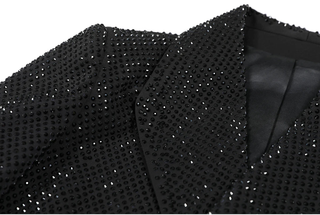 Giacca da donna dimagrante versatile di alta qualità primavera e autunno moda nuova industria pesante con stampa a caldo diamante