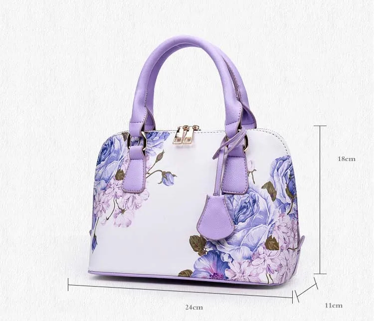 Hisuely Borse stampate firmate di vendita calda per borse da donna Shopper Shell eleganti borse a tracolla floreali