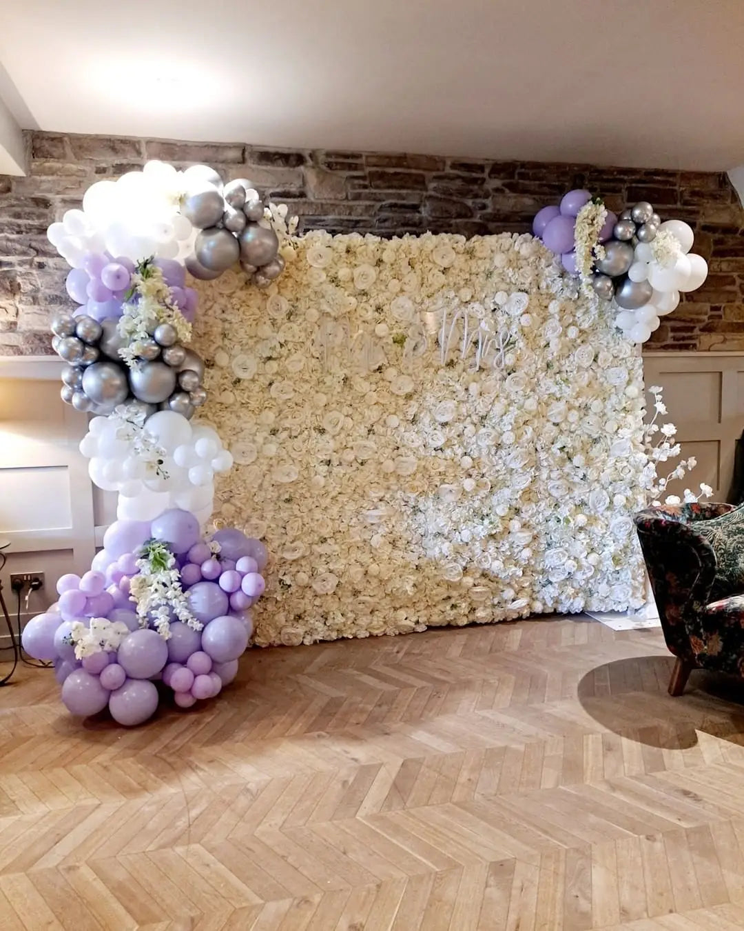 Flores de pared de fondo de seda rosa, decoración de boda, panel de pared de flores artificiales personalizado para telones de fondo de decoración del hogar, baby shower