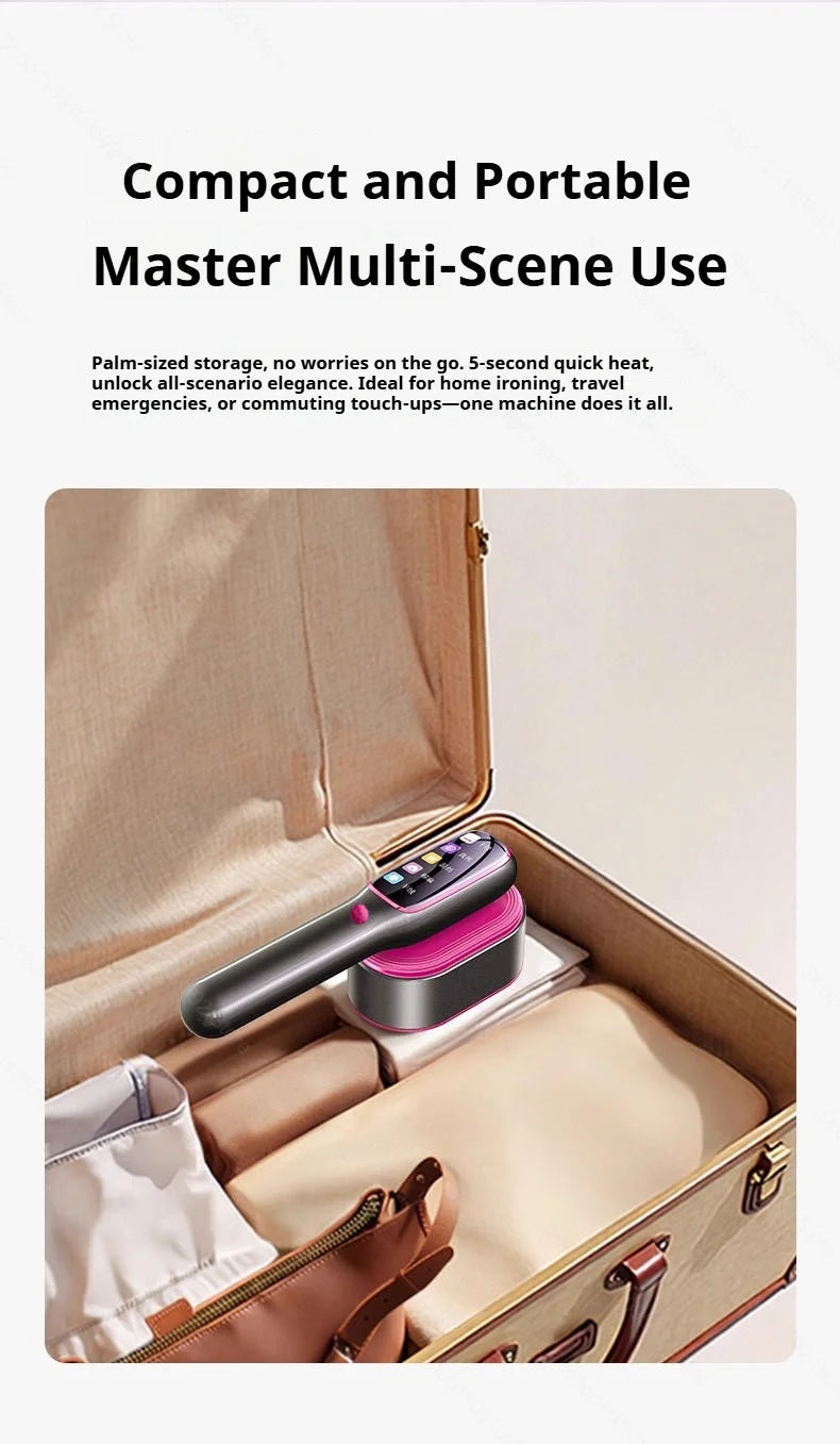 NUOVO ferro da stiro a vapore portatile per indumenti a vapore mini portatile per vestiti pressa per tessuti per indumenti da viaggio a riscaldamento rapido con casa
