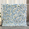 Creative Wedding Wall Decorative Wall Panels Pink Roses Rolled Up Flower Wall Background