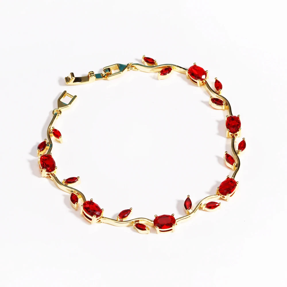 Braccialetti di gioielli da sposa per damigella d'onore da sposa in cristallo CZ con zirconi cubici di marca da donna, regalo per la mamma nel giorno del matrimonio