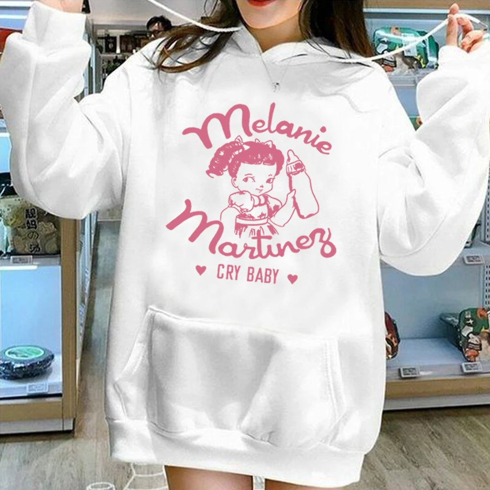 Felpa con cappuccio Melanie Martinez Felpa Cry Baby Moda Harajuku Felpe con cappuccio Hip Hop unisex