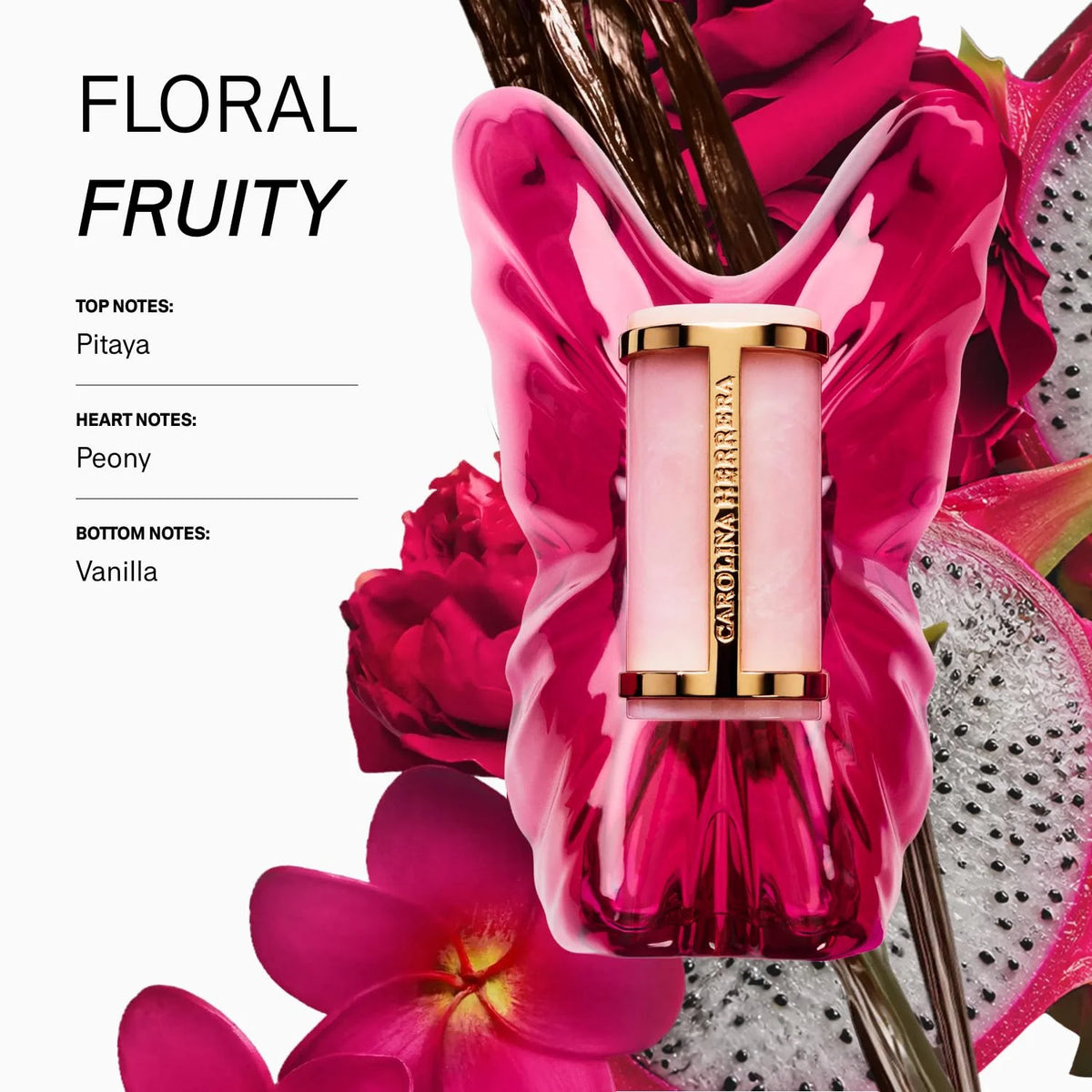 Carolina Herrera La Bomba Eau De Parfum 80ml, profumo floreale e fruttato di lusso per donna, fragranza femminile a lunga durata, regalo per lei