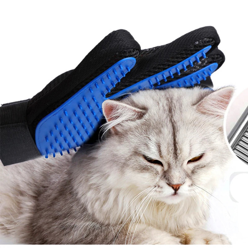 Guanto in Silicone per Toelettatura Animali