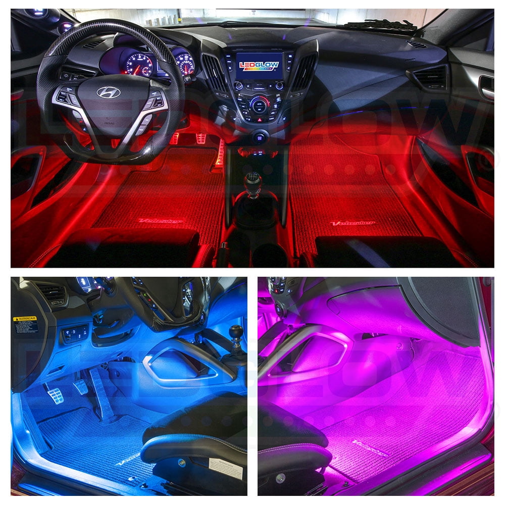 Kit Luci LED Ambient RGB per Sottoplancia Auto
