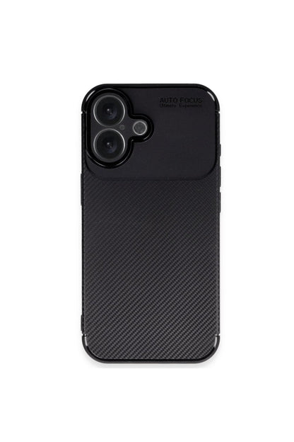Cover iPhone 16 Auto Focus Carbon Textured