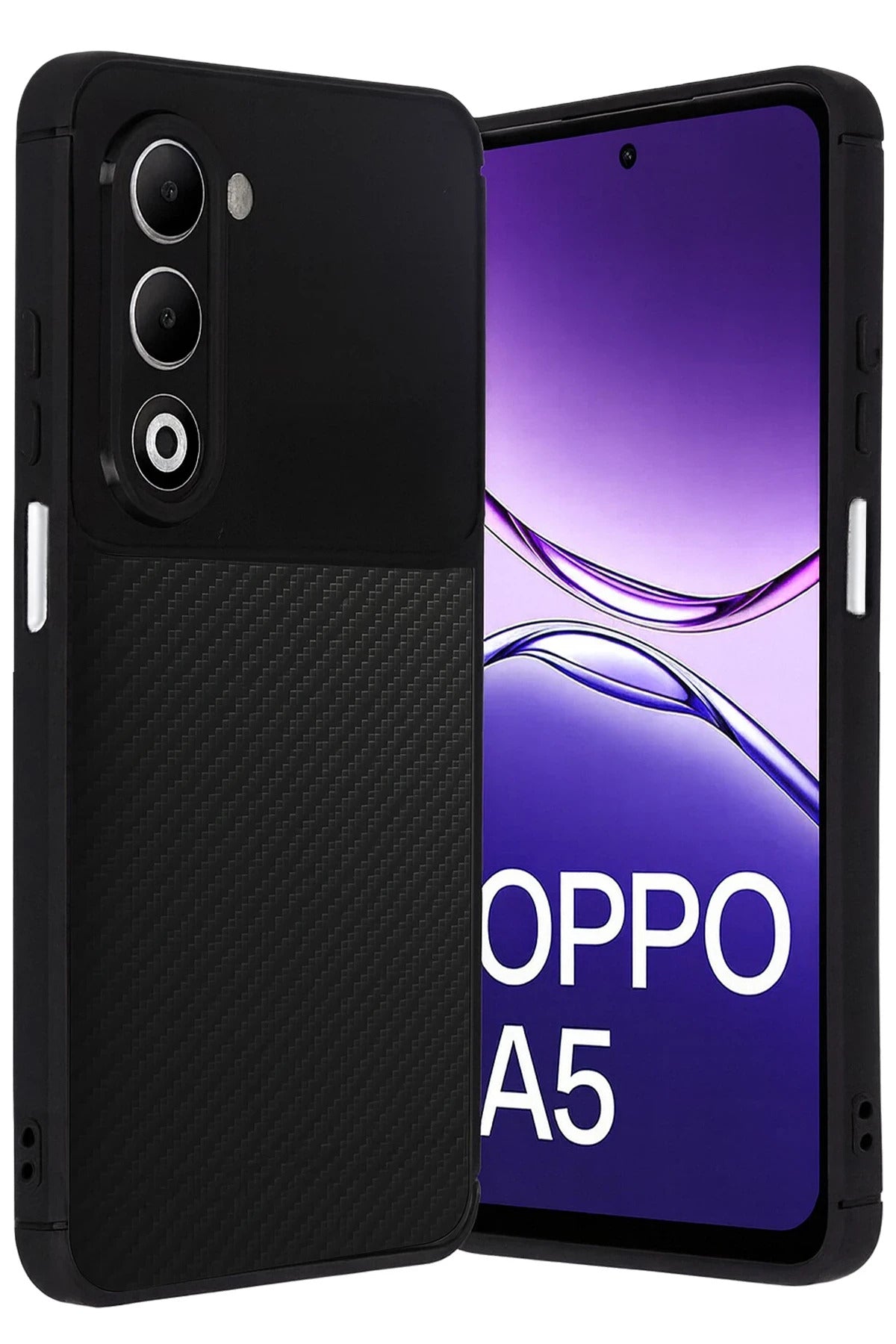Cover Oppo A5 Texture Carbon