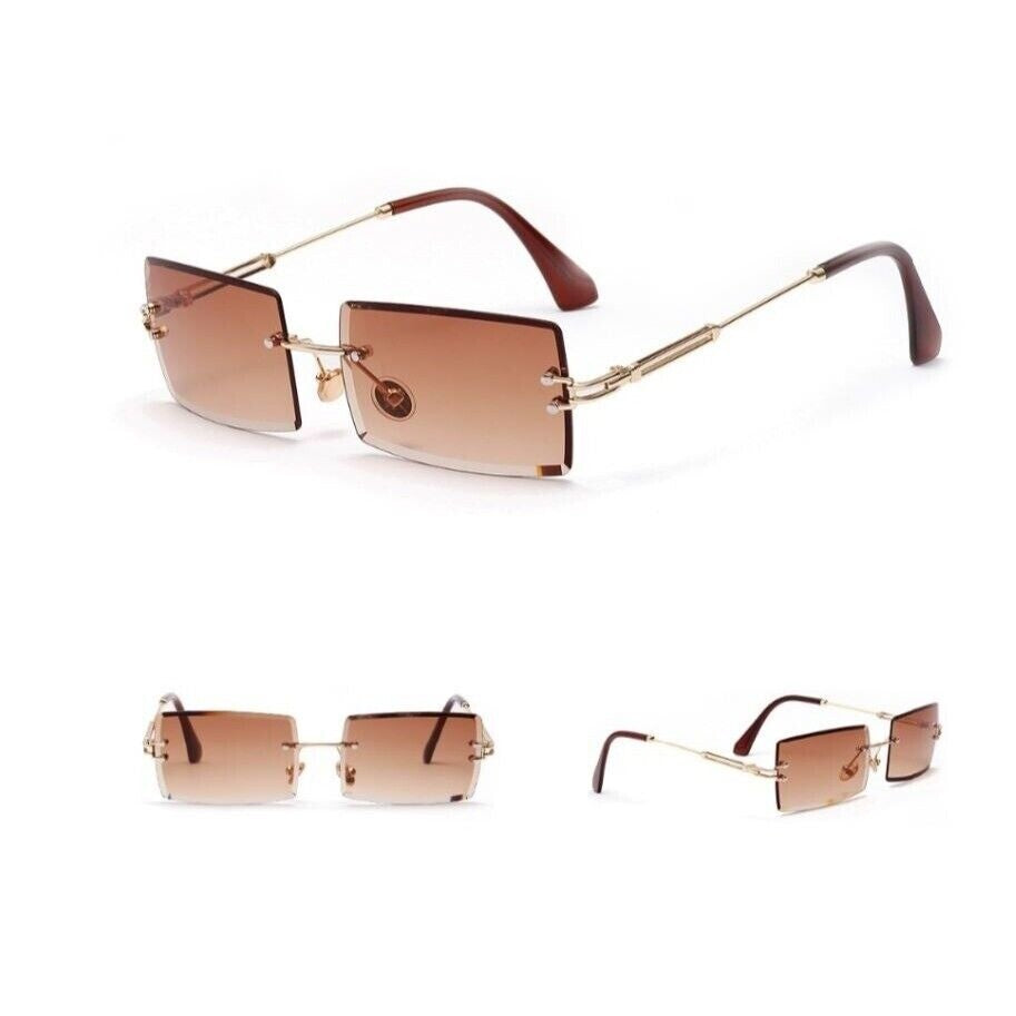 Occhiali da Sole Senza Montatura Stile Luxury